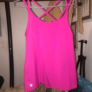 Bright Pink Athleta Tank Top